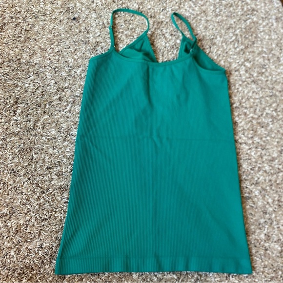Free People Intimately Crossfire Cami Ribbed Green XS/S - Picture 4 of 4